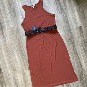 Midi Dress and Belt